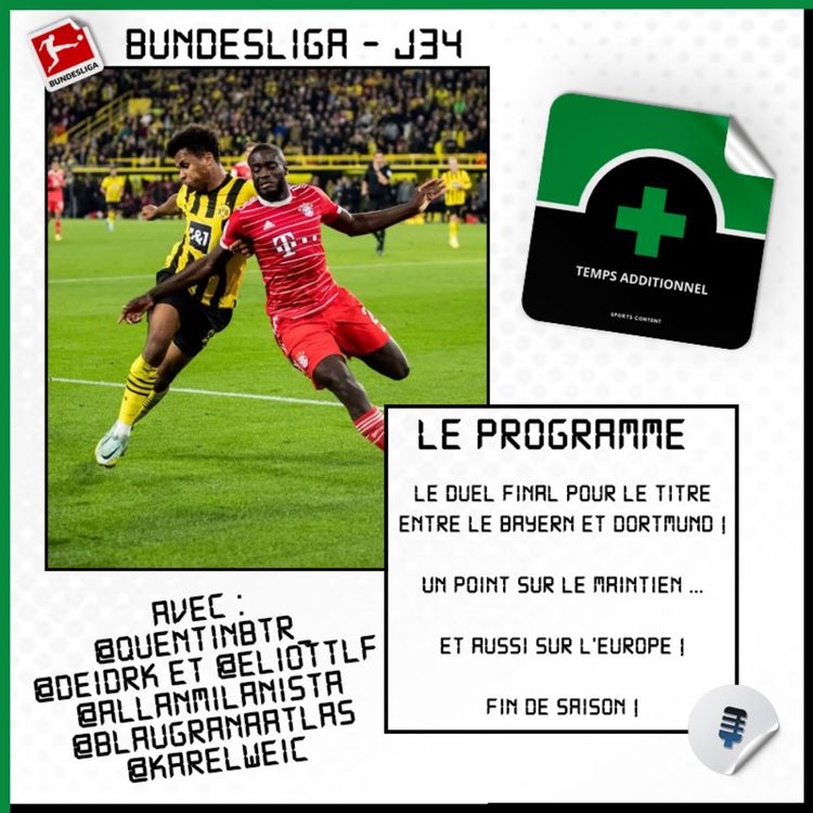 cover art for Bundesliga - J34 : Le duel final pour le titre !