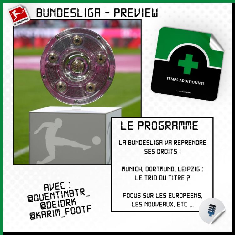 cover art for Bundesliga - Preview : Bayern Munich, Borussia Dortmund, RB Leipzig : le trio pour le titre ?