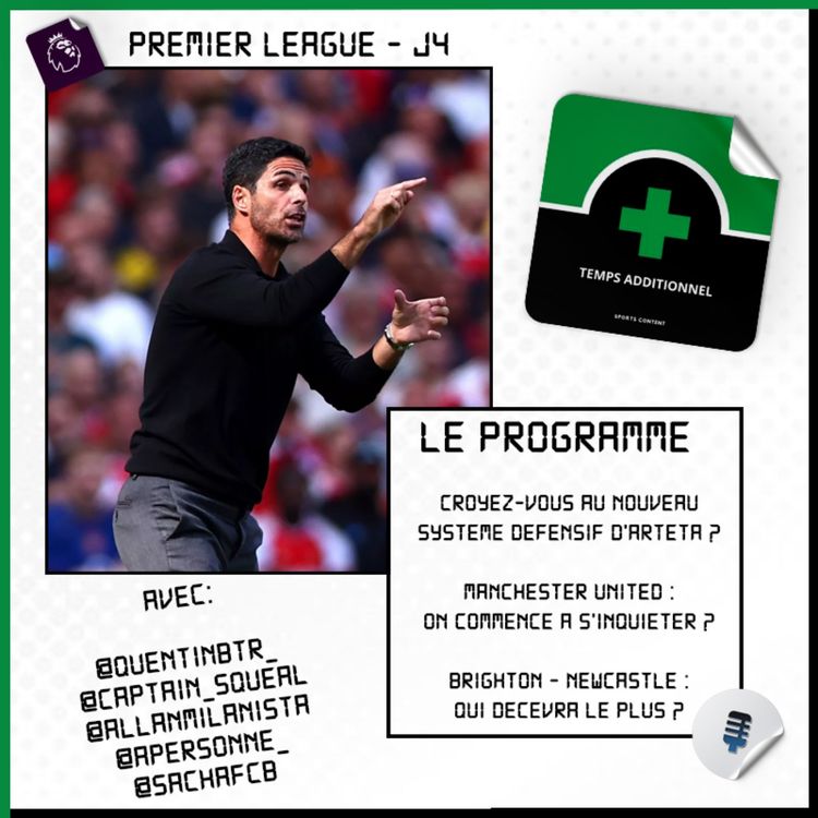 cover art for Premier League - J4 : Croyez vous au nouveau système défensif d'Arteta ?
