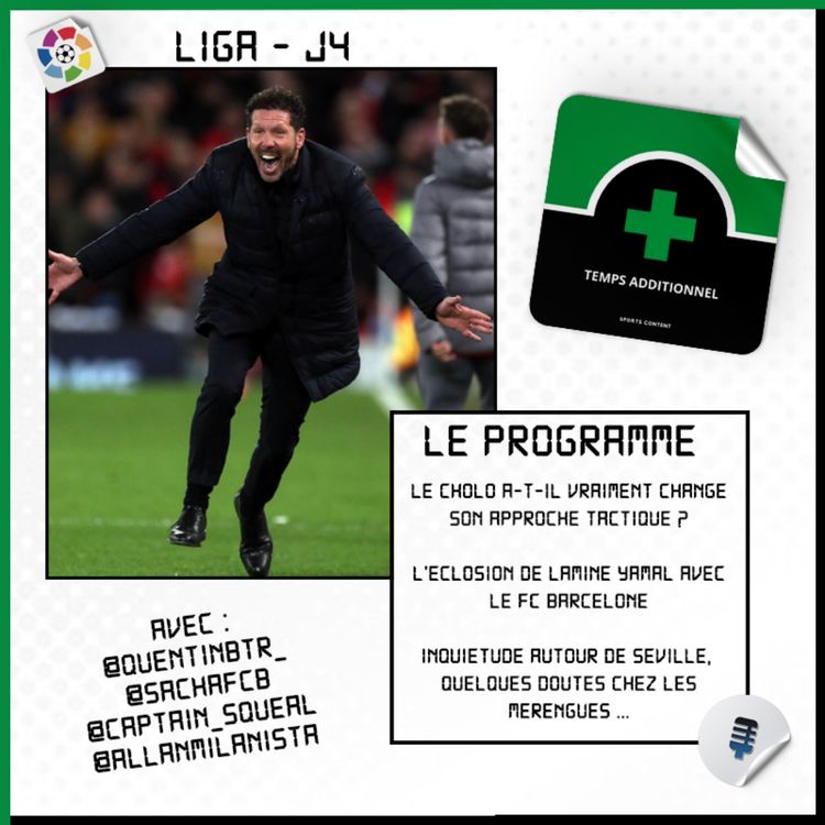 cover art for La Liga - J4 : Diego Simeone a-t-il vraiment changé son approche tactique ?