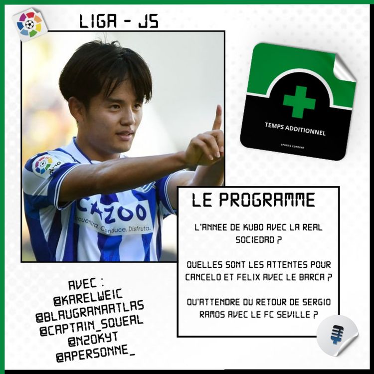cover art for La Liga - J5 : L'année de Kubo avec la Sociedad ?