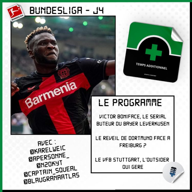 cover art for Bundesliga - J4 : Boniface, le serial buteur du Bayer Leverkusen !