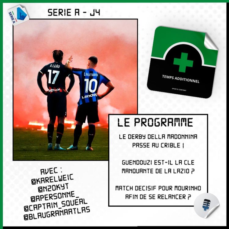 cover art for Serie A - J4 : Le Derby della Madonnina passé au crible !