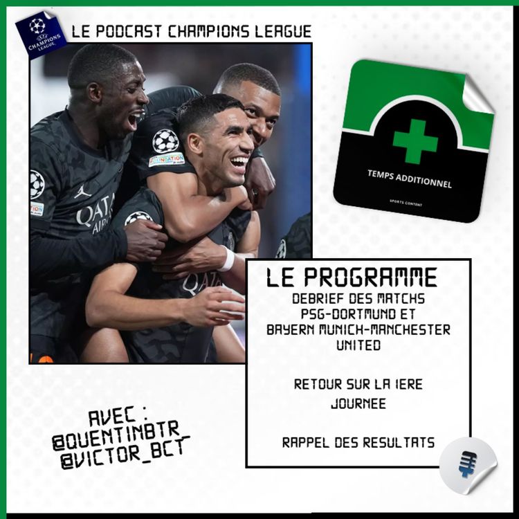 cover art for Ligue des Champions - J1 : Paris démarre bien et qui doit encore prouver
