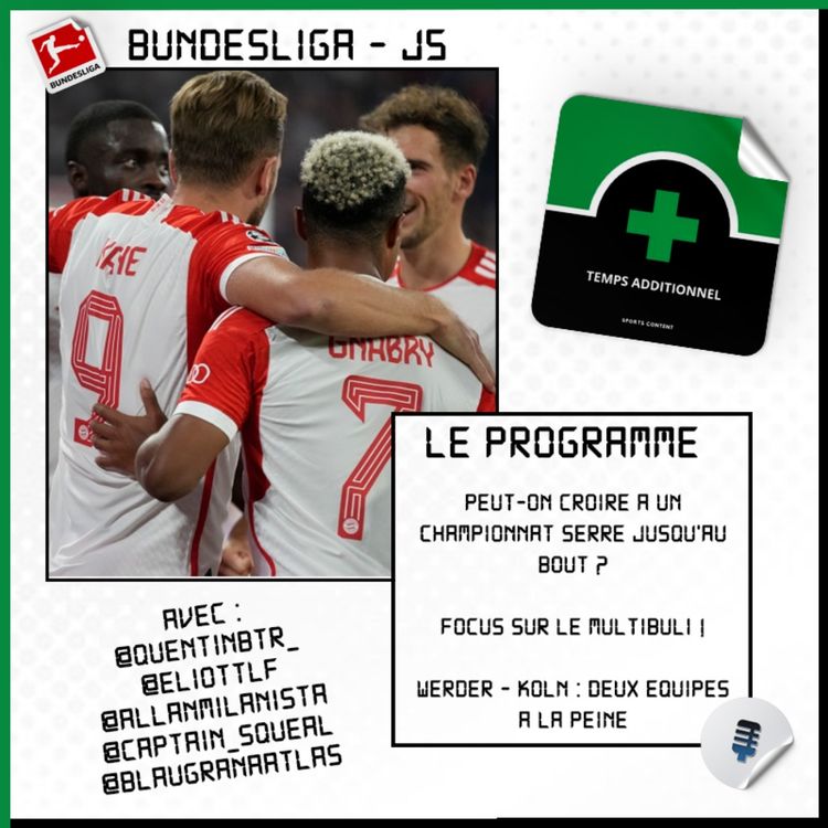 cover art for Bundesliga - J5 : Peut-on croire à un championnat serré jusqu'au bout ?