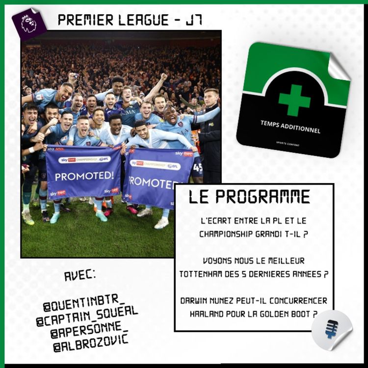 cover art for Premier League - J7 : Est ce que l'écart est si grand la Premier League et le Championship ?