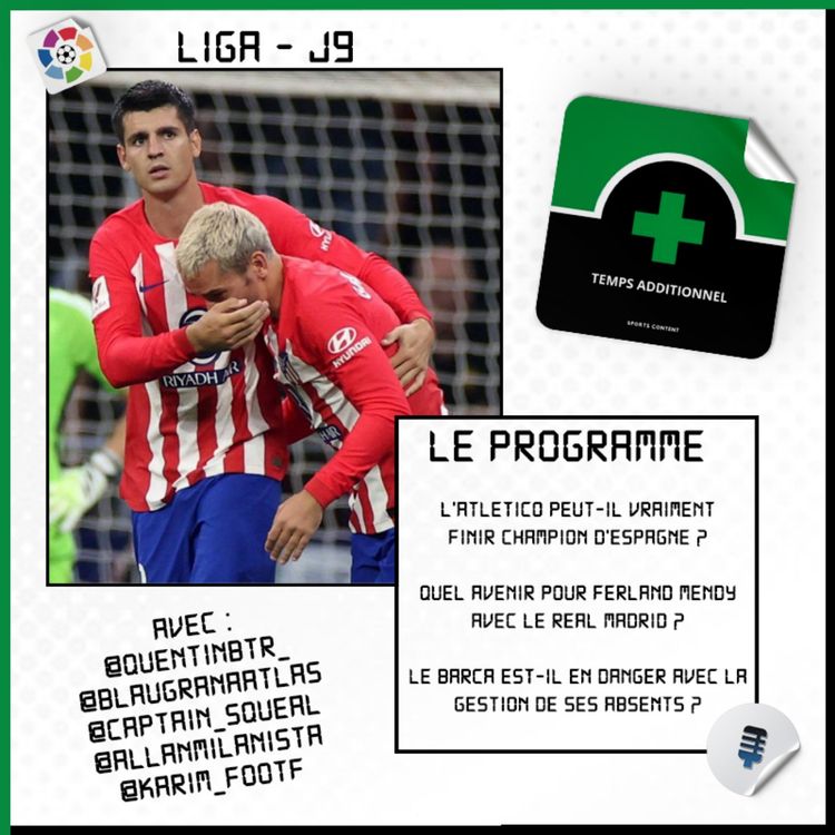 cover art for La Liga - J9 : L'Atletico peut-il vraiment finir champion d'Espagne ?