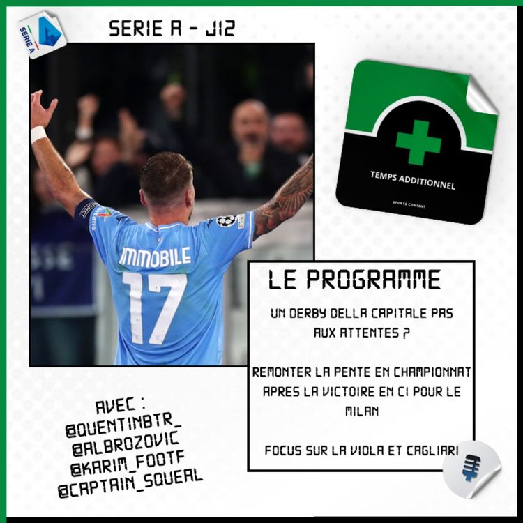 cover art for Serie A - J12 : Un Derby della Capitale pas aux attentes ?
