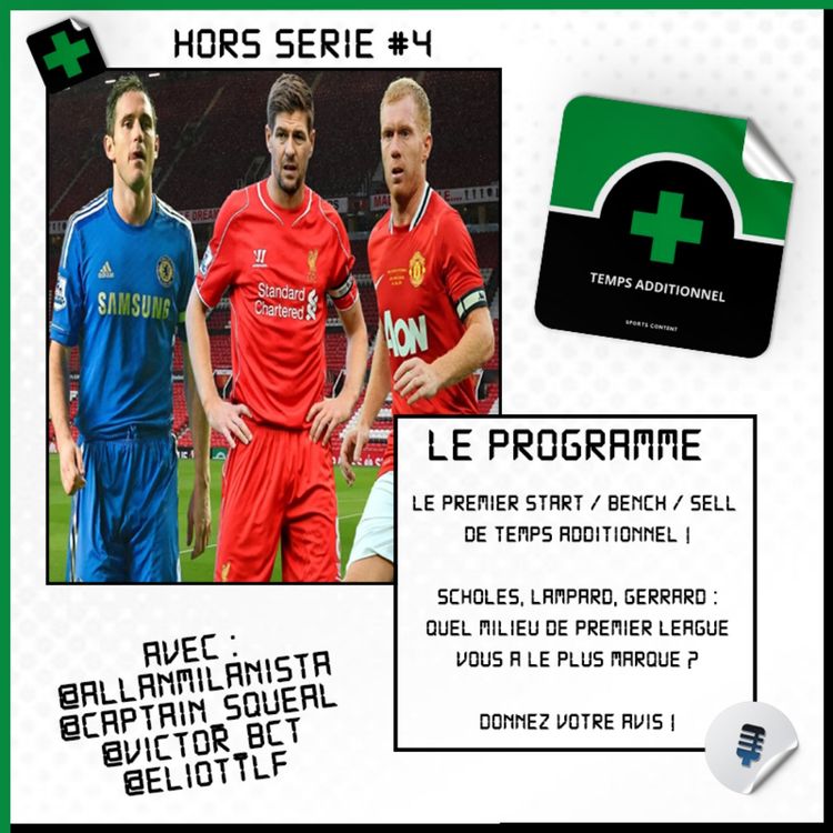 cover art for Hors série : Start / bench / sell : Lampard, Scholes et Gerrard