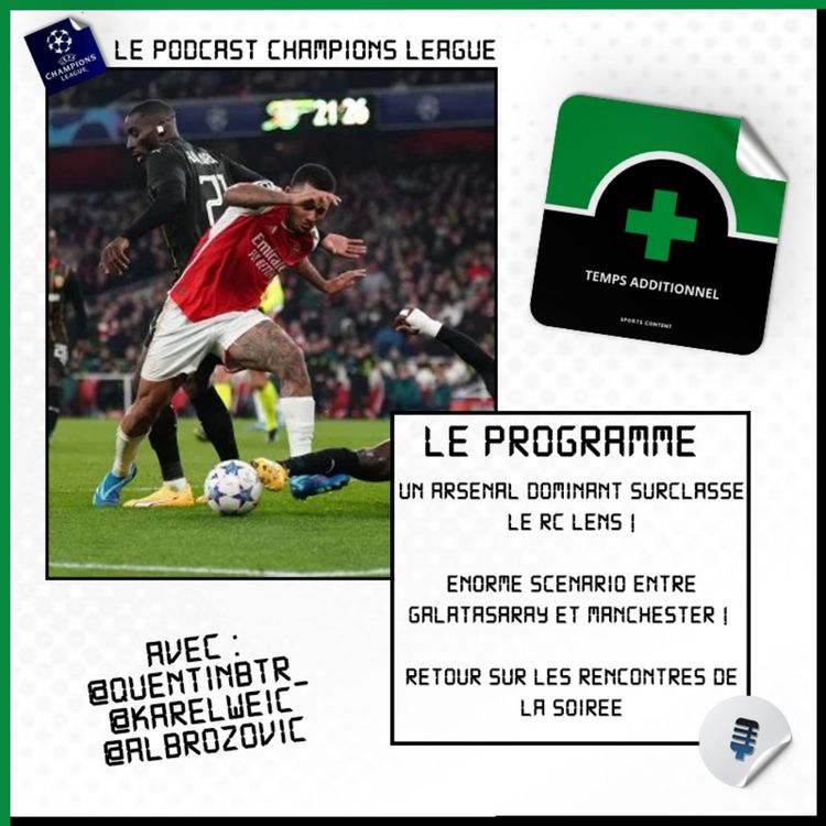 cover art for Ligue des Champions - J5 : Un Arsenal dominant surclasse le RC Lens !