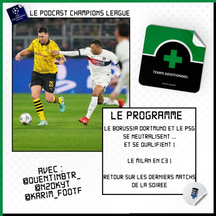 cover art for Ligue des Champions - J6 : Le BVB et le PSG se neutralisent ... et se qualifient !