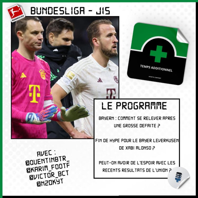 cover art for Bundesliga - J15 : Comment le Bayern Munich va se remettre de la grosse défaite contre Francfort ?