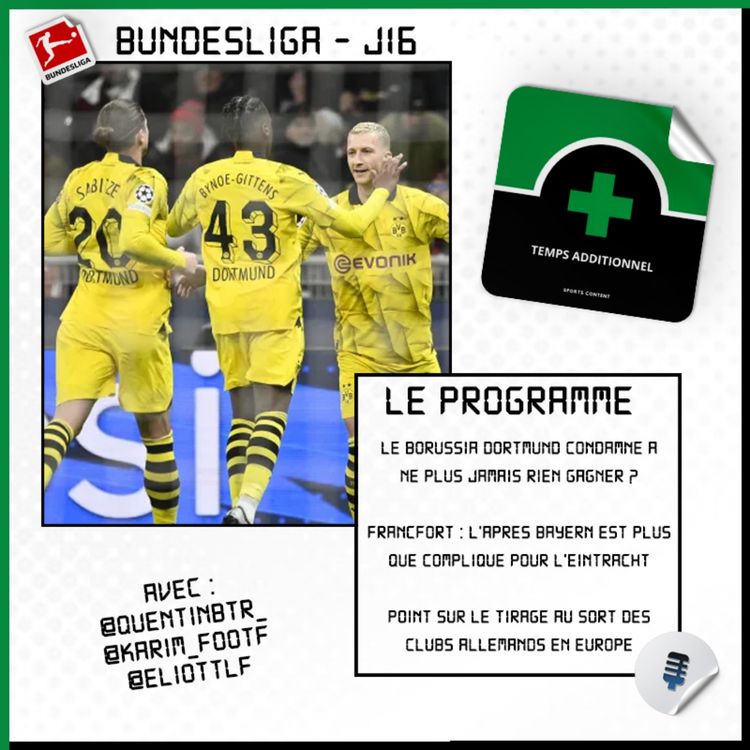 cover art for Bundesliga - J16 : Le Borussia Dortmund condamné à ne jamais rien gagner ?