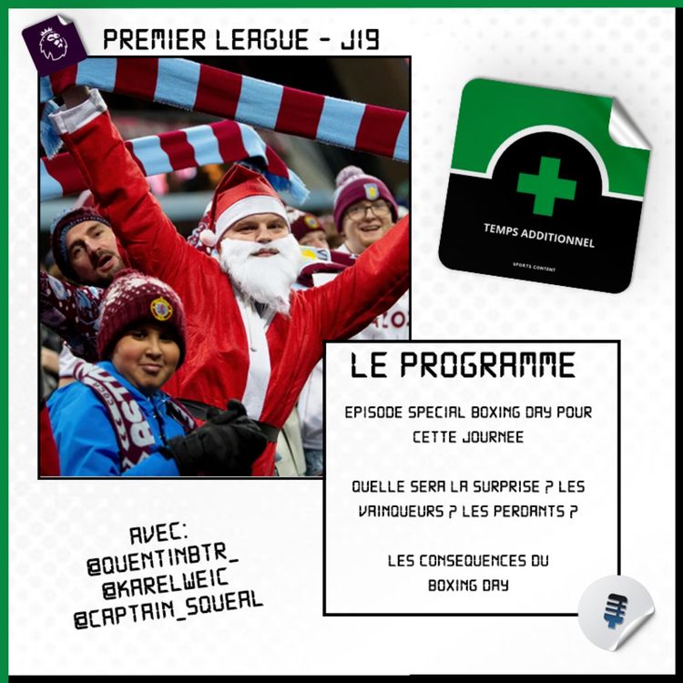 cover art for Premier League - J19 : Place au Boxing Day !
