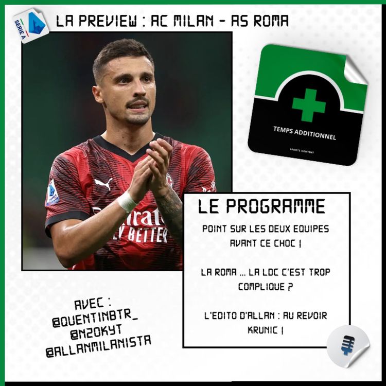cover art for La Preview : AC Milan - AS Roma (Serie A - J20)