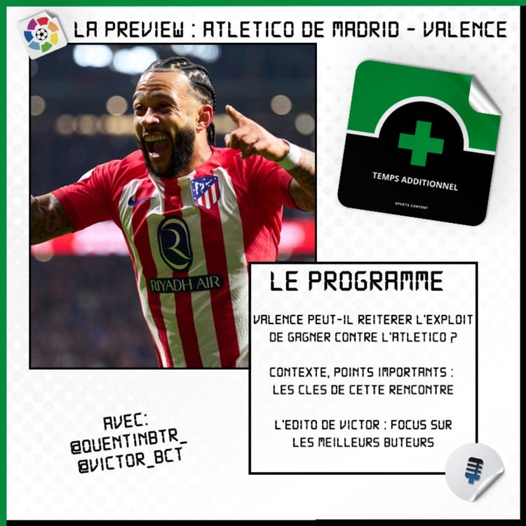 cover art for La Preview : Atletico de Madrid - Valence (La Liga - J22)