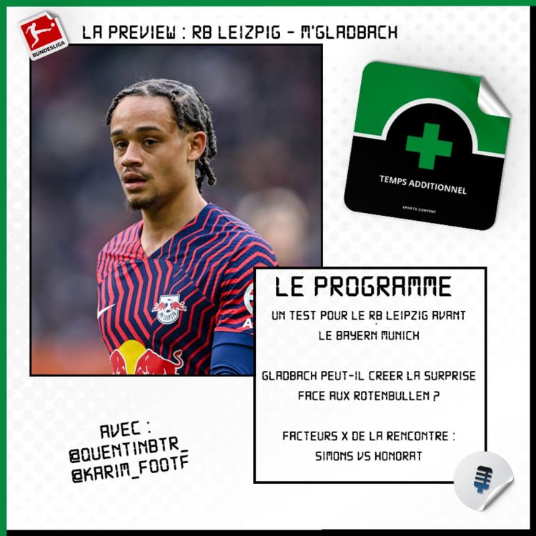 cover art for La Preview : RB Leipzig - Borussia M'Gladbach (Bundesliga - J22)