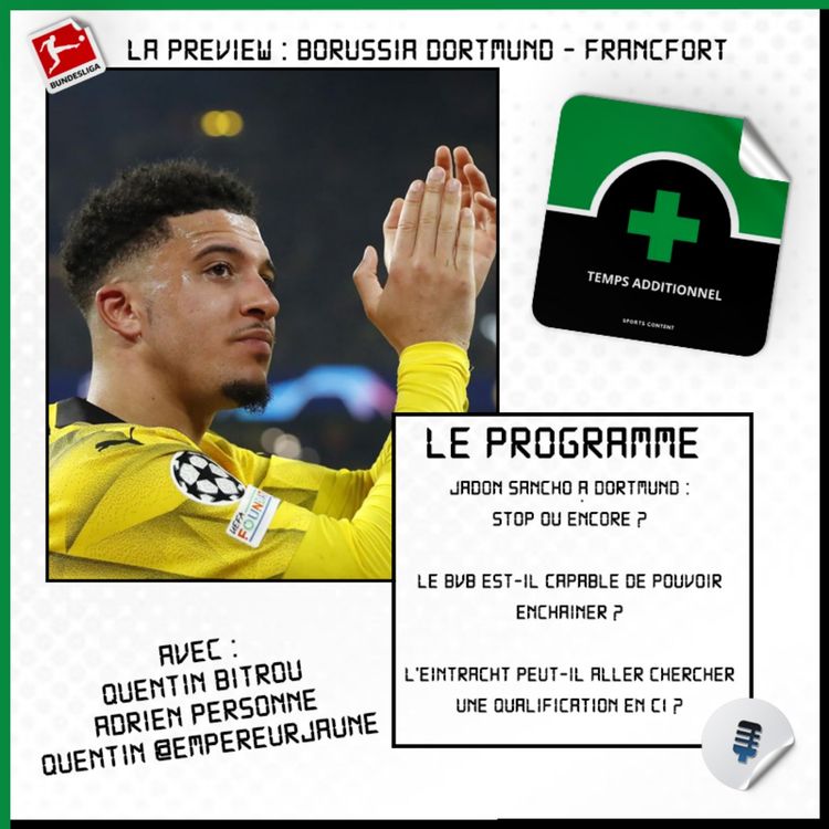 cover art for La Preview : Borussia Dortmund - Eintracht Francfort (Bundesliga - J26)