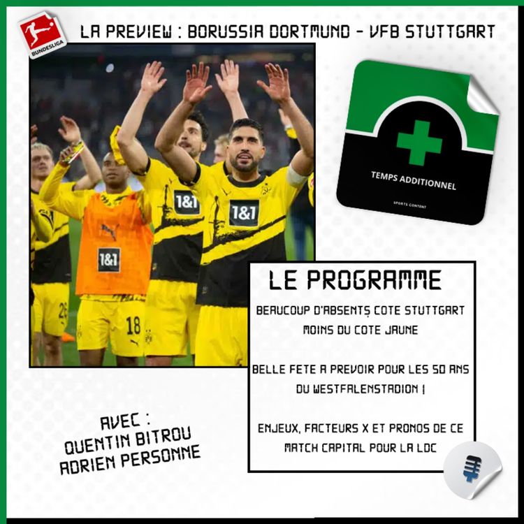 cover art for La Preview : Borussia Dortmund - VfB Stuttgart (Bundesliga - J28)