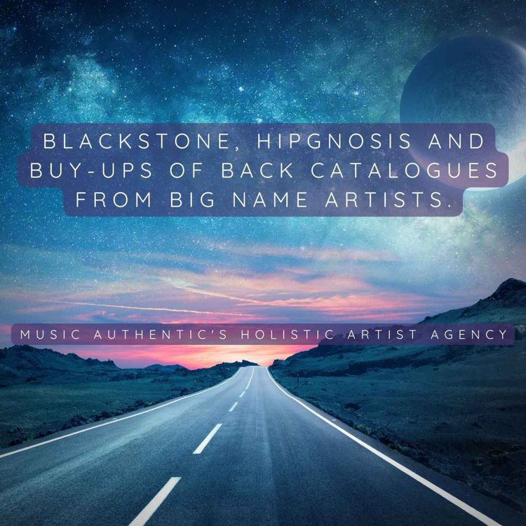 cover art for Blackstone, Hipgnosis and buy-ups of back catalogues from big name artists