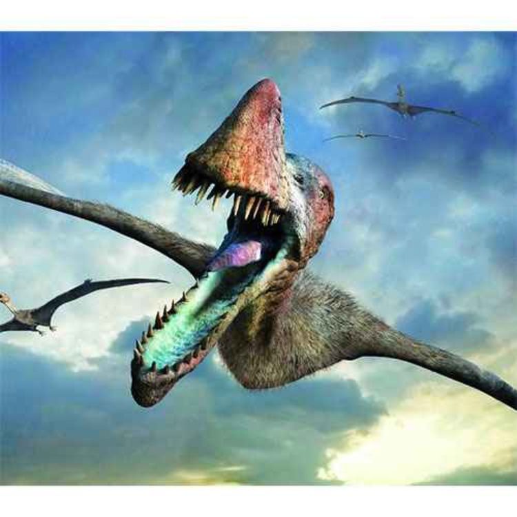 cover art for Tropeognathus, the Keel-Jawed One