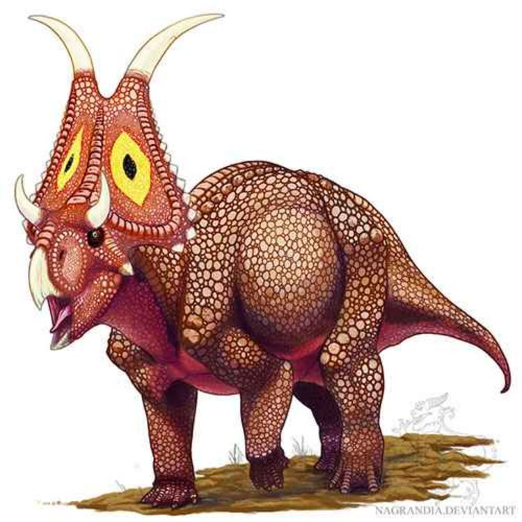 cover art for Diabloceratops, the Devil Horned Face