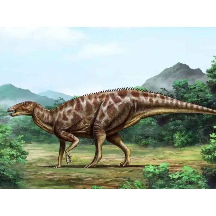 cover art for Shantungosaurus, the Lizard of the Shandong Province