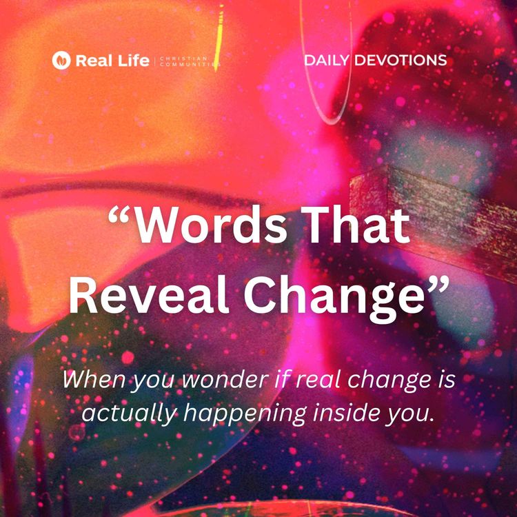 cover art for Words That Reveal Change | Pastor Bong Baylon