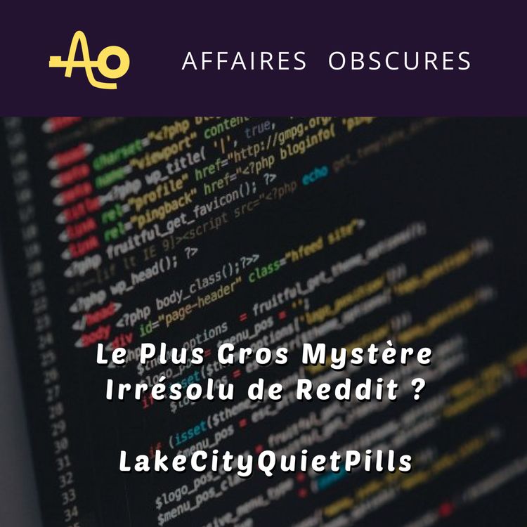 cover art for Ep. 20 - Le plus gros mystère irrésolu de Reddit