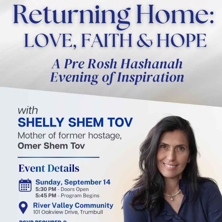 cover art for Oct 7th Hostage Mom Comes to Trumbull- A Rabbi's Viewpoint