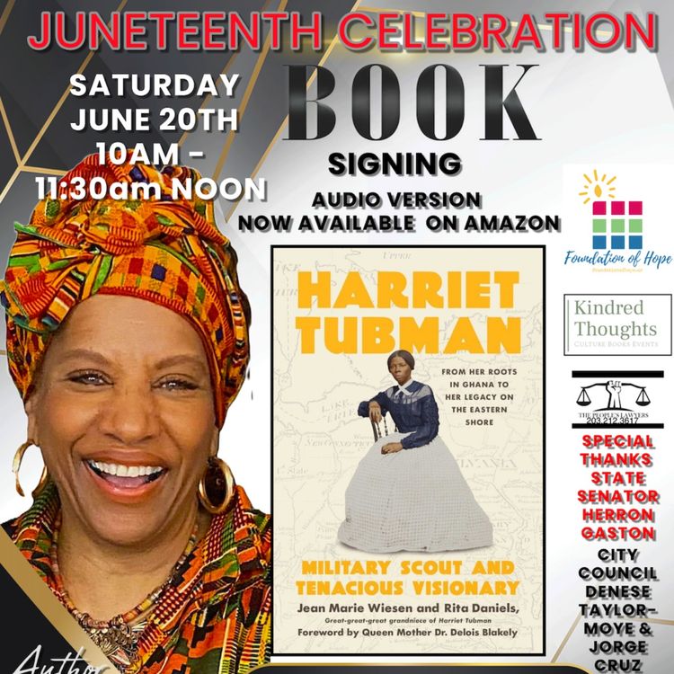 cover art for Rita Daniels on Juneteenth and Her Family Lineage to Harriet Tubman