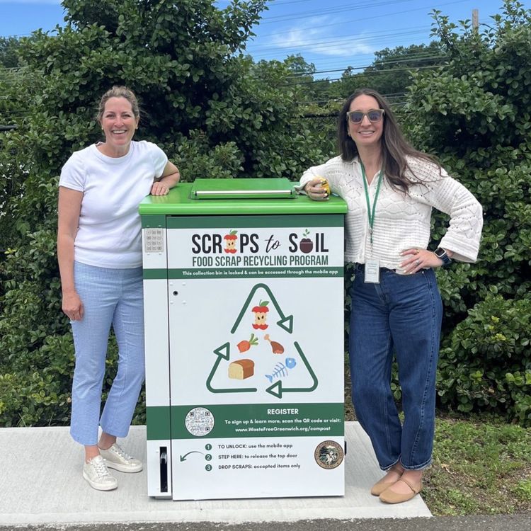 cover art for Julie Deschamps and Sarah Coccaro on Building a Waste-Free Future in Greenwich