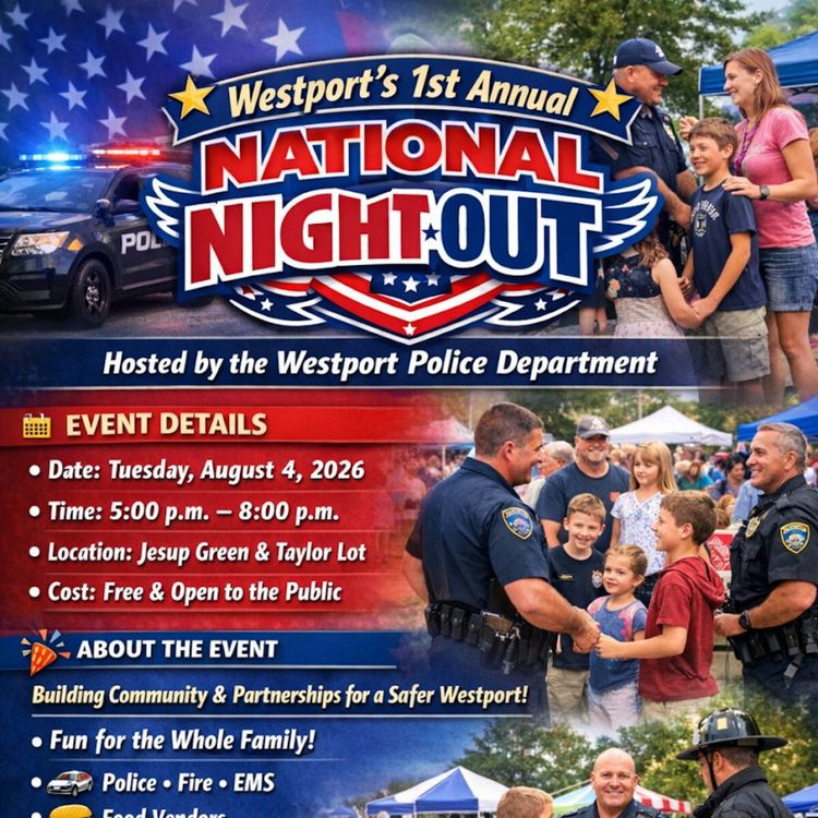cover art for Westport's First National Night Out!