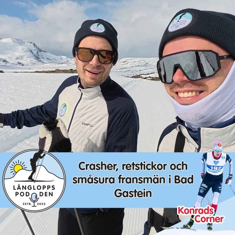 cover art for Avsnitt 136 - Crasher, retstickor och småsura fransmän i Bad Gastein