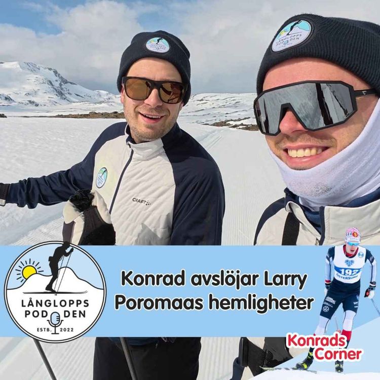 cover art for Avsnitt 141 - Konrad avslöjar Larry Poromaas hemligheter