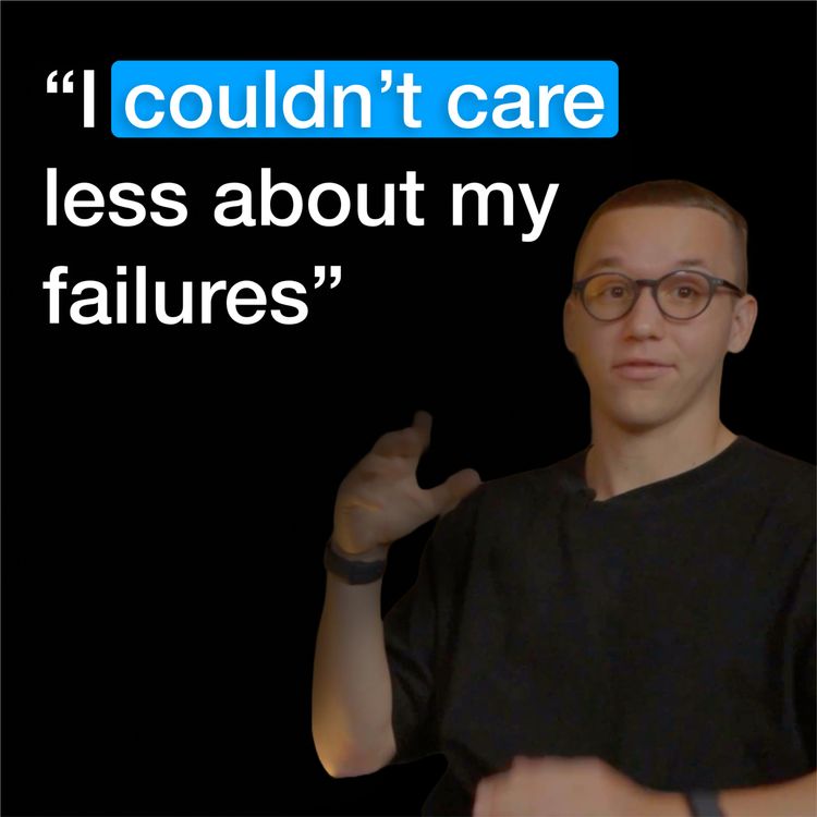cover art for "I Don't Care About My Failures" | Relentless Series | Nick |