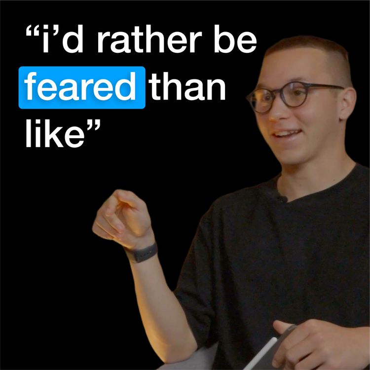 cover art for You'd Rather Be Feared Than Liked