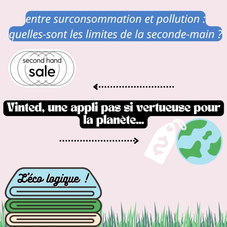 cover art for Vinted, une appli pas si vertueuse pour la planète...