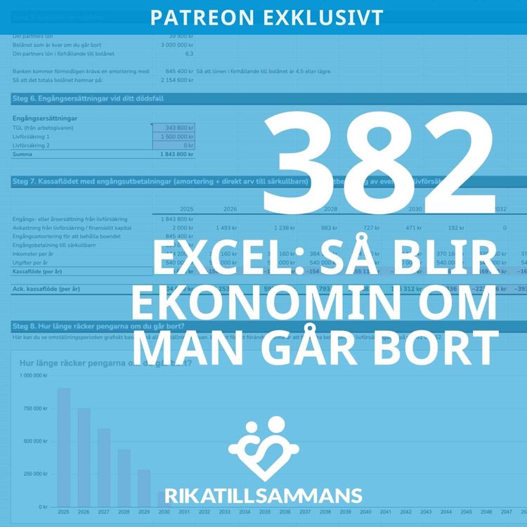 cover art for 382. Räkna på livförsäkring | Excel-fil ingår (patreon exklusivt)