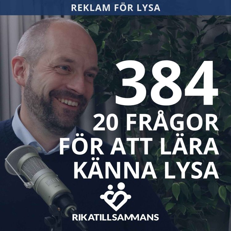 cover art for 384. Lär känna fondroboten LYSA som vi själva sparar hos | Med Patrik Adamson