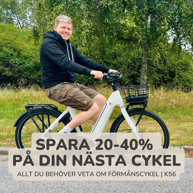 cover art for K56. Spara 20-40% på din nästa cykel | Förmånscykel: Tips, kalkyler, erfarenheter och eget köp