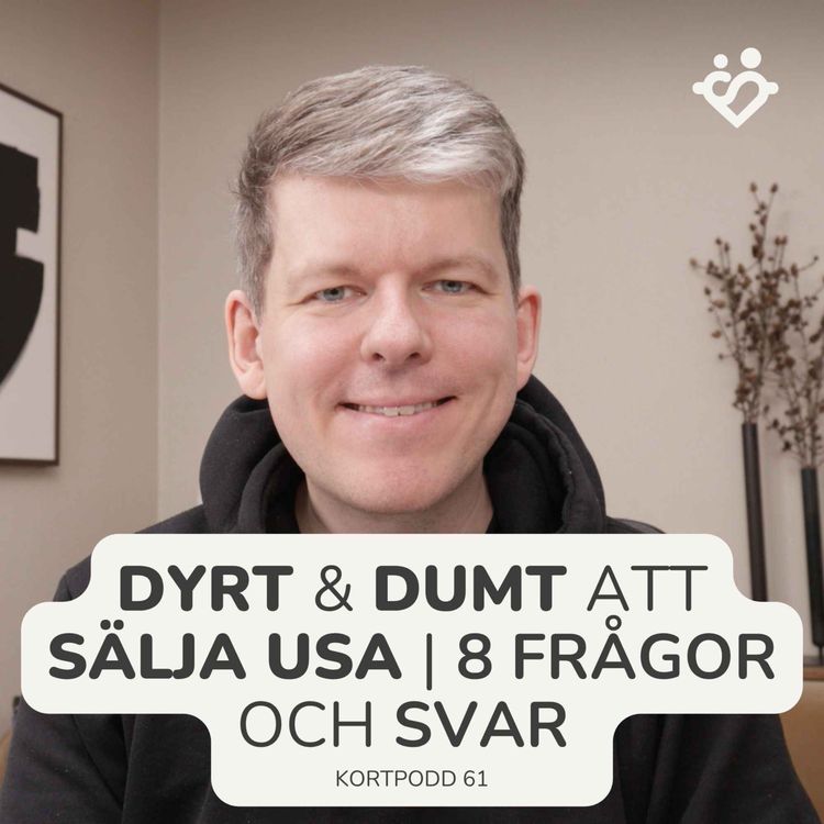 cover art for K61. Åtta frågor & svar | Allt från dyrt och dumt att sälja USA till stryk sista siffran på prislappen