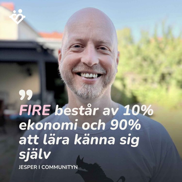 cover art for 477. Två år sedan FIRE som 50-åring | Uppföljning med Jesper i communityn