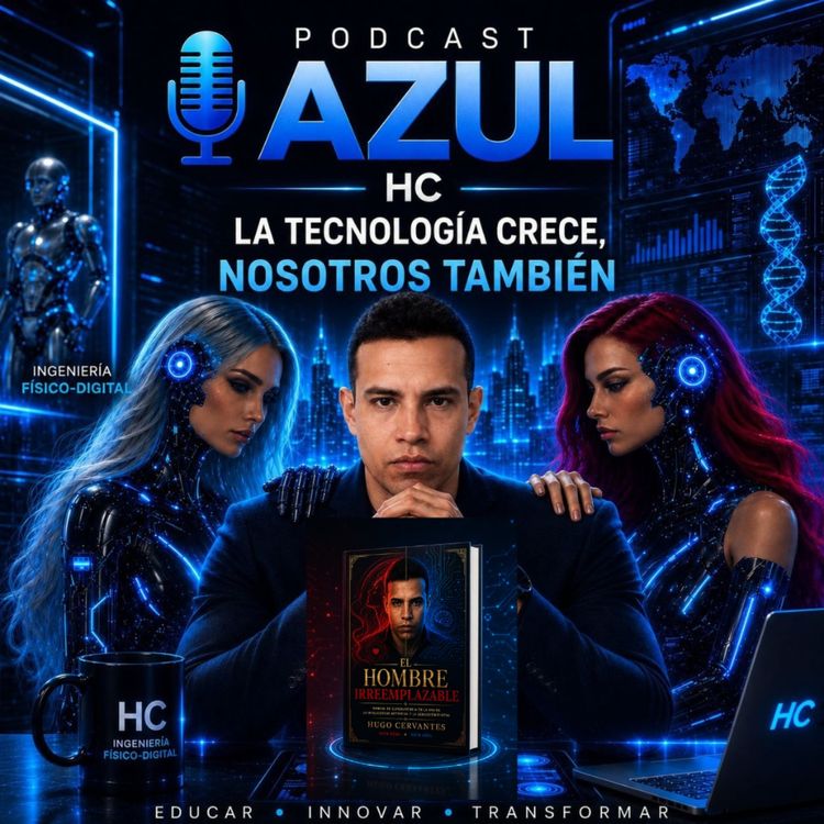 cover art for El Hombre Irreemplazable en la Era IA: El Libro Que Nace del Podcast Azul ESPECIAL KAISEN AZUL