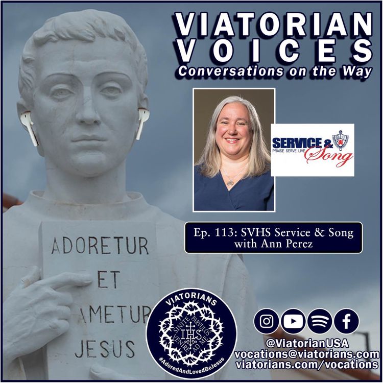 cover art for Service & Song at Saint Viator HS with Associate Ann Perez