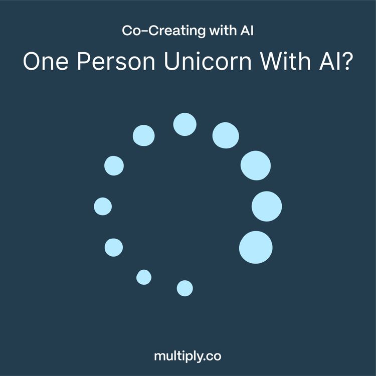 cover art for One person unicorn with AI?