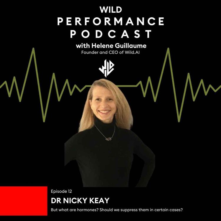 cover art for #12 But what are hormones? With female physiology expert Dr Nicky Keay