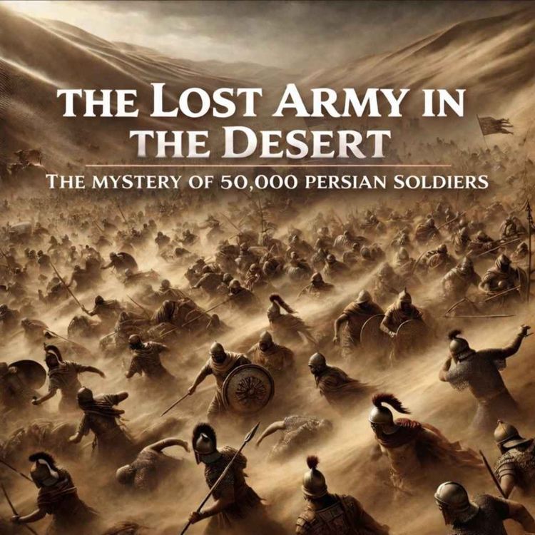 cover art for The Lost Army in the Desert: The Mystery of 50,000 Persian Soldiers