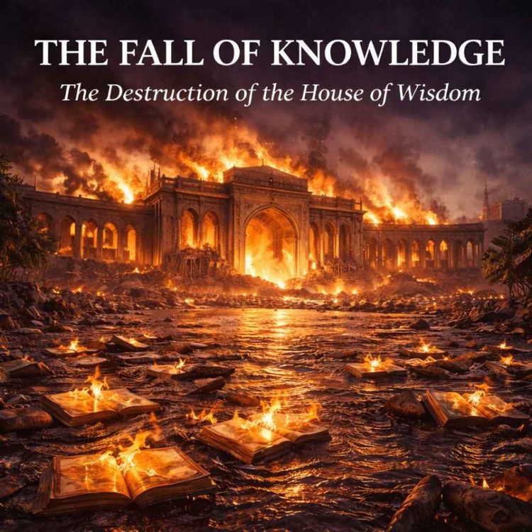cover art for The Fall of Knowledge: The Destruction of the House of Wisdom When a Library Burned, and the World Lost Centuries