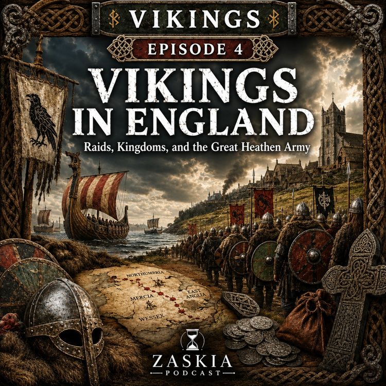 cover art for Vikings in England